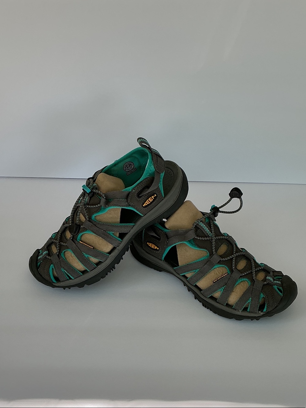 Keen Women's Gray and Teal Sport Sandals